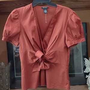 Spence Top in Burnt Orange